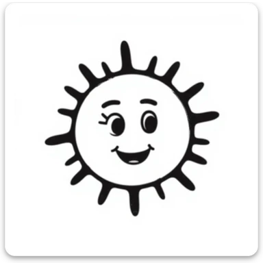sun sticker