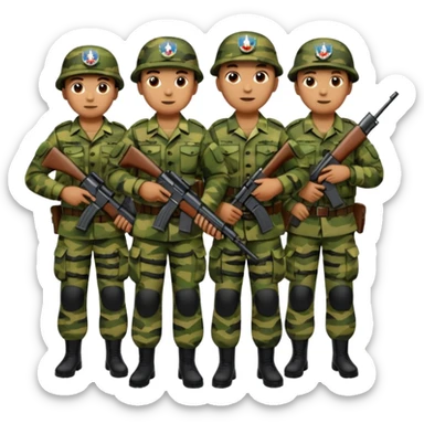 Panamanian Border Military sticker