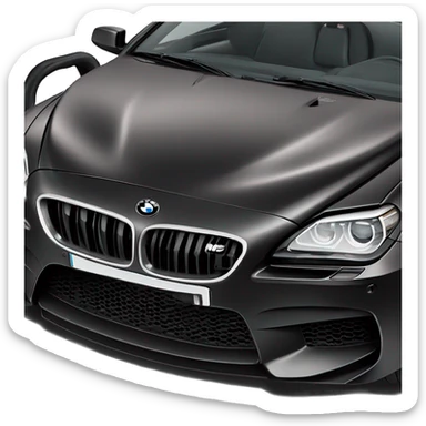 Black bmw m6 2024 sticker