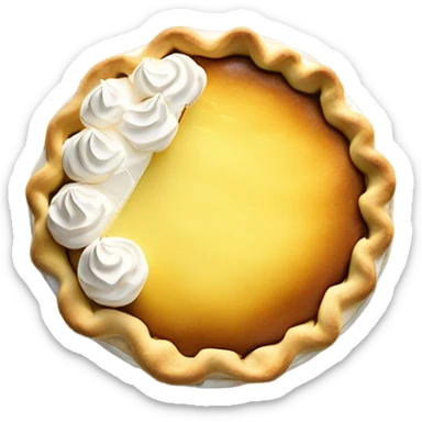 lemon meringue pie sticker