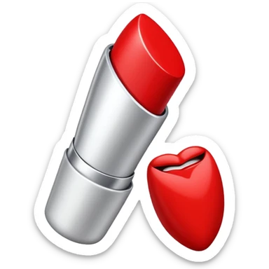 lipstick kiss sticker