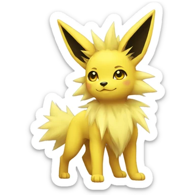Jolteon-Umbreon full body sticker
