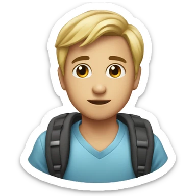 a youth trying to achieve the extraodinary than a average teenager
 sticker