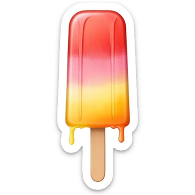 Popsicle ombre sticker