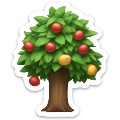 Punch on the tree sticker