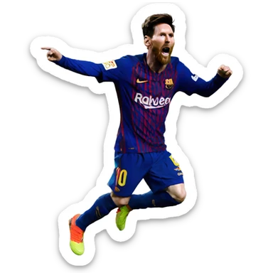 Messi dancing sticker