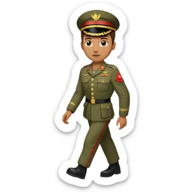 Lebanese forces cross sticker