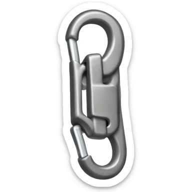 Rockclimbing carabiner sticker