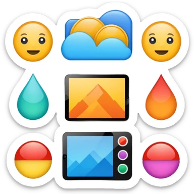 creative department icon sticker