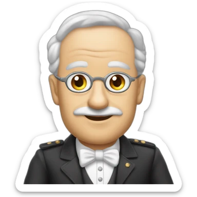 Charlie chapelin le dictateur  sticker