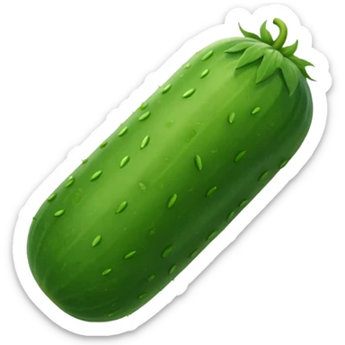 Rick as a cucumber sticker