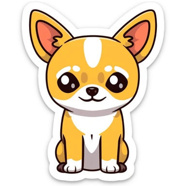 disappointed chihuahua sticker