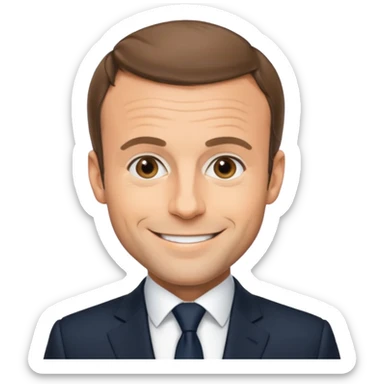 Manuel Macron cite sticker