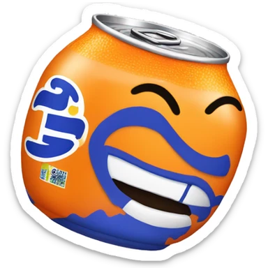 Fanta can sticker