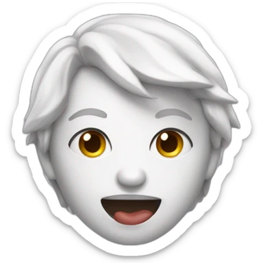 Chat qui faut un bisous sticker