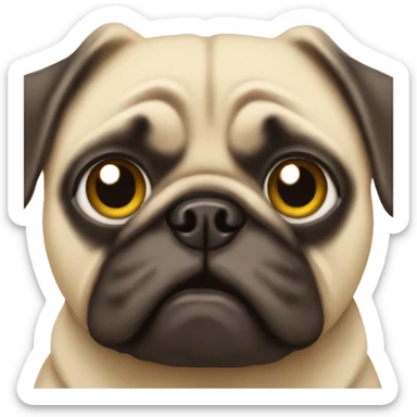 Pug sticker