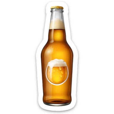 cerveza pilcener botella sticker