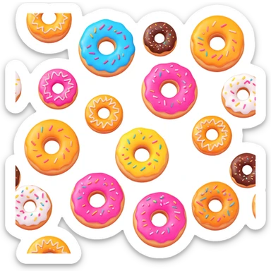 donut sticker