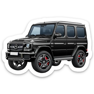 Mercedes black g63 sticker