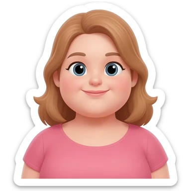 women fat sticker