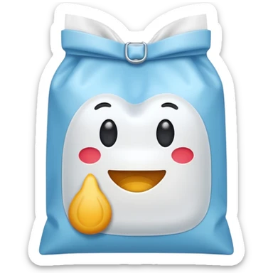 hygienic bag sticker