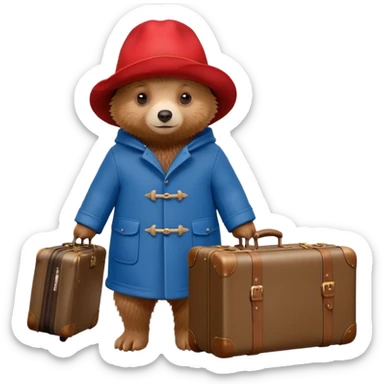 Paddington bear sticker