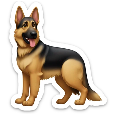 German shepherd dog  sticker