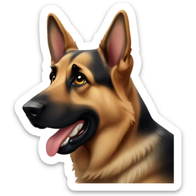 German Shepard sticker