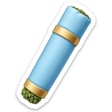 baby blue weed joint sticker