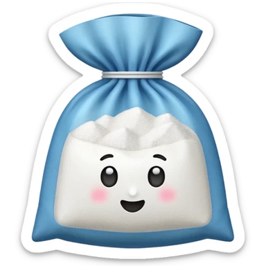 bag of sugar no face sticker