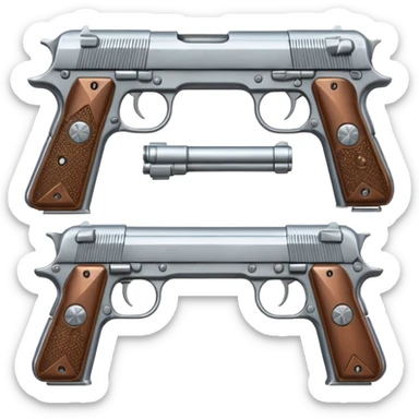 4 pistols sticker