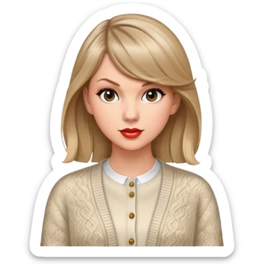 Taylor Swift Cardigan sticker