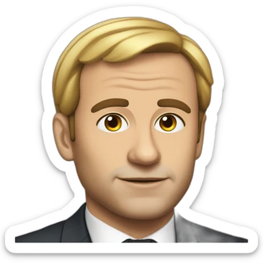 Macron gay gogo sticker