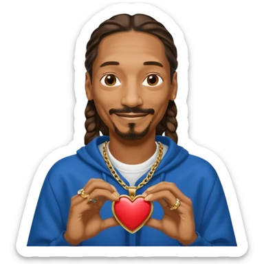 Snoop enamorado sticker