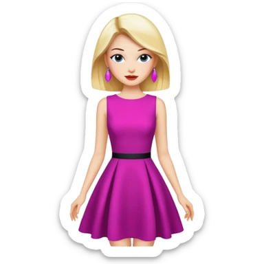 Fashion magazine sticker