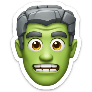 confident frankenstein sticker