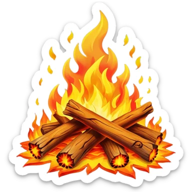 I want an bonfire emoji sticker