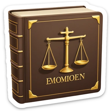 Law textbook sticker