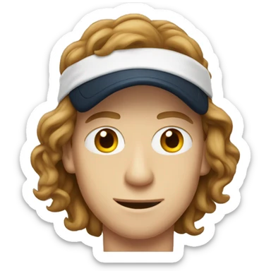 Mike Faist Wearing a Tennis Uniform sticker