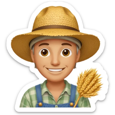 Farmer sticker
