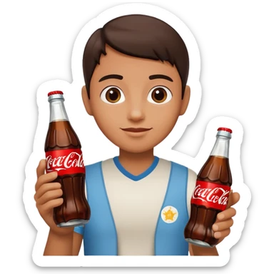 Platense tierra tomando coca sticker