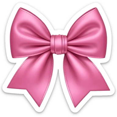 Cute bow sticker