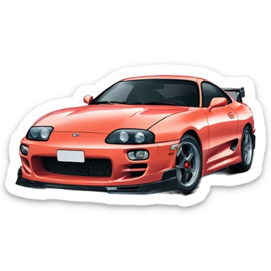 Toyota Supra Mk5 Tokyo drift sticker