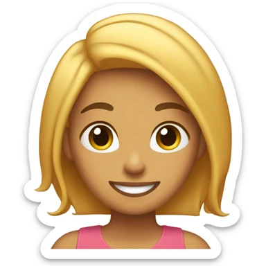Chica risada y chica lasia sticker
