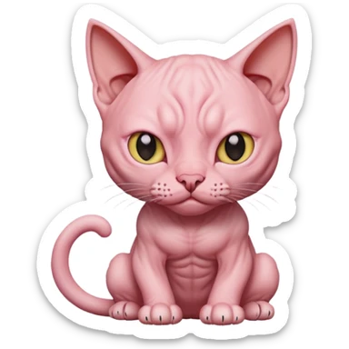 hairless cat  sticker