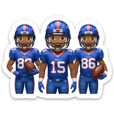 Denver broncos crushing buffalo bills sticker