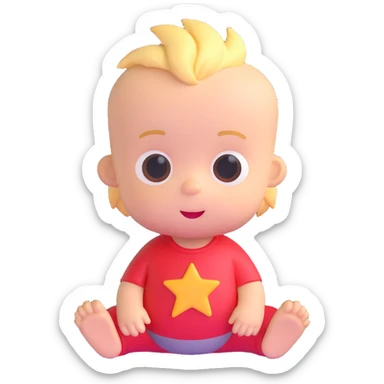 baby Jack Jack from The Incredibles sticker