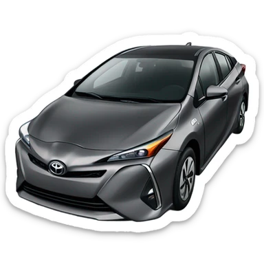 Dark gray Prius prime  sticker