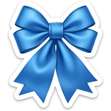 blue ribbon awareness sticker