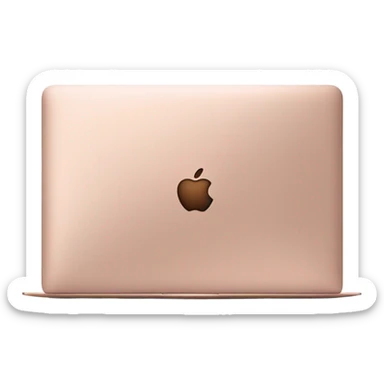 Rose Golde macbook sticker